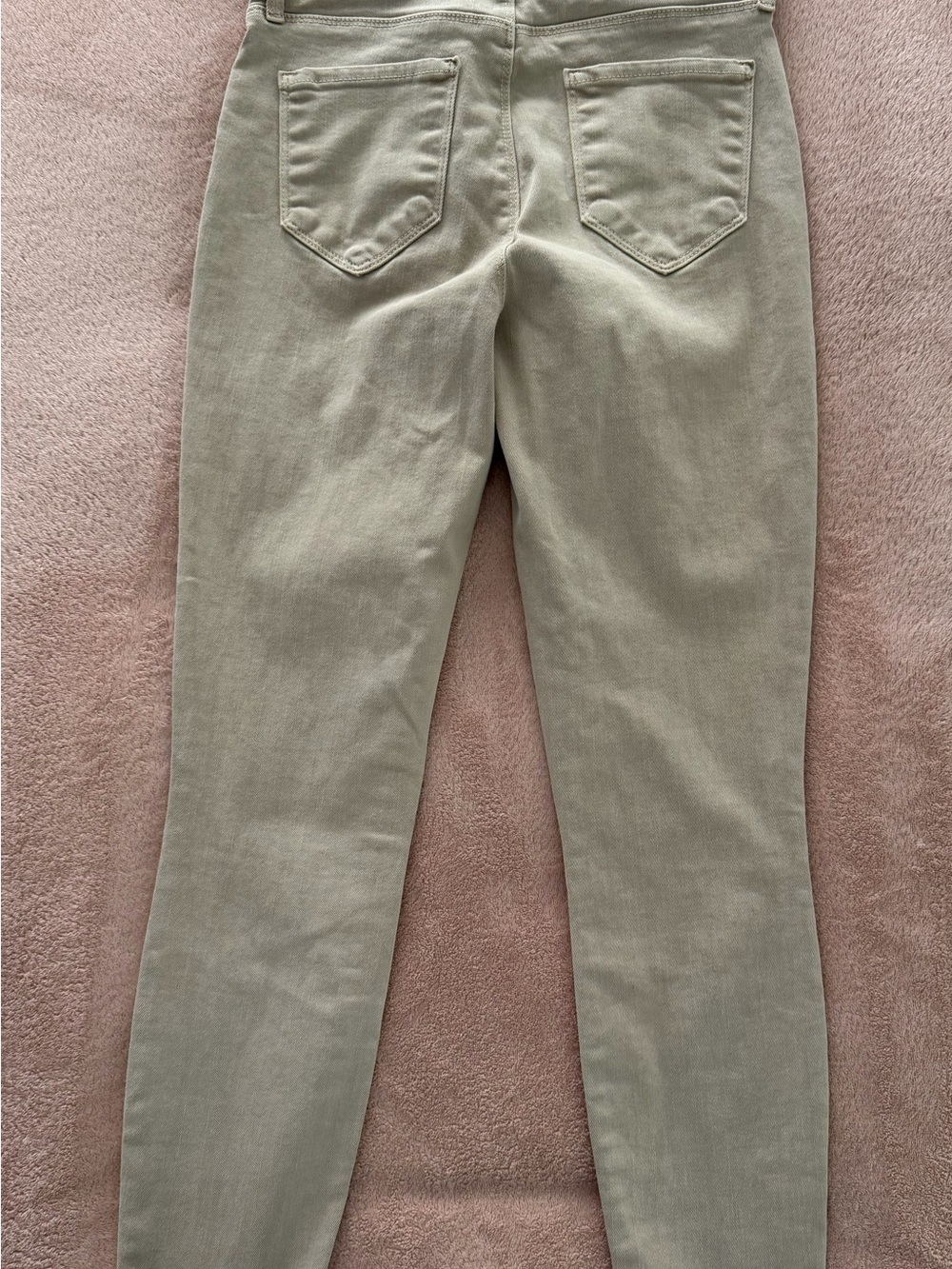 L'AGENCE Margot High-Rise Skinny Jeans in Beige - Picture 4 of 5